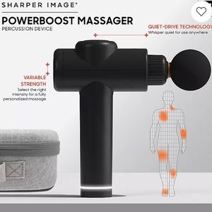 NEW Sharper Image® Powerboost Deep Tissue Massager